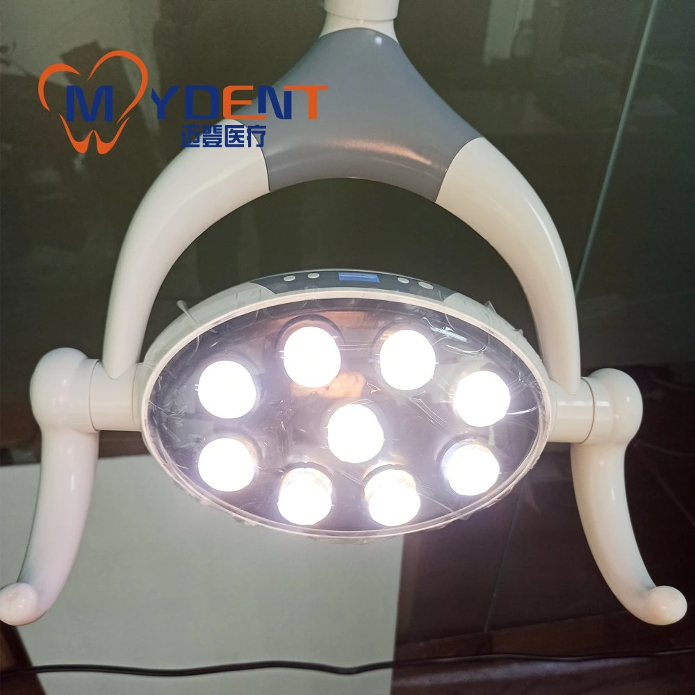 LED Dental Lamp of Dental Unit Double Color Temperraure Adjust 9 LED Tube Dental Light of Dental Chair 3 Years Warranty