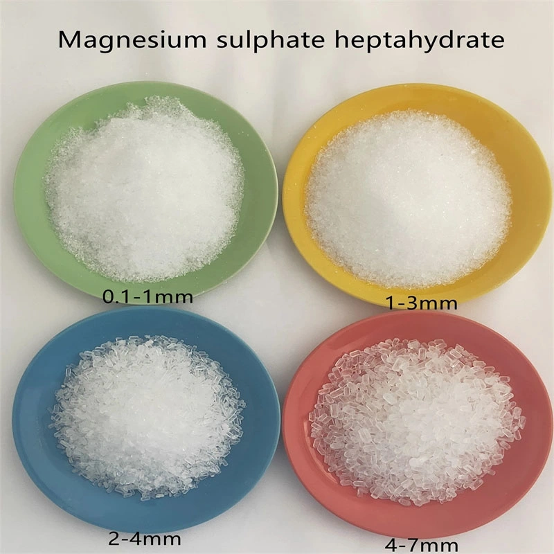 Food/Feed/Technical/ Fertilizer/Pharmaceutical Grades Magnesium Sulphate Heptahydrate -Epsom Salt