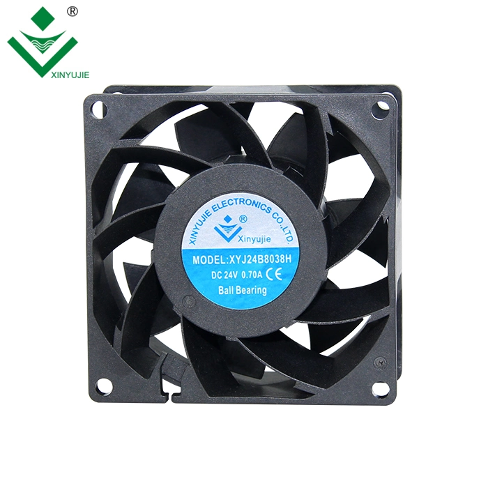 4 Wire PWM and DC Fan 12V 24V DC Fan B12032 80X38mm Plastic DC Fan Blade