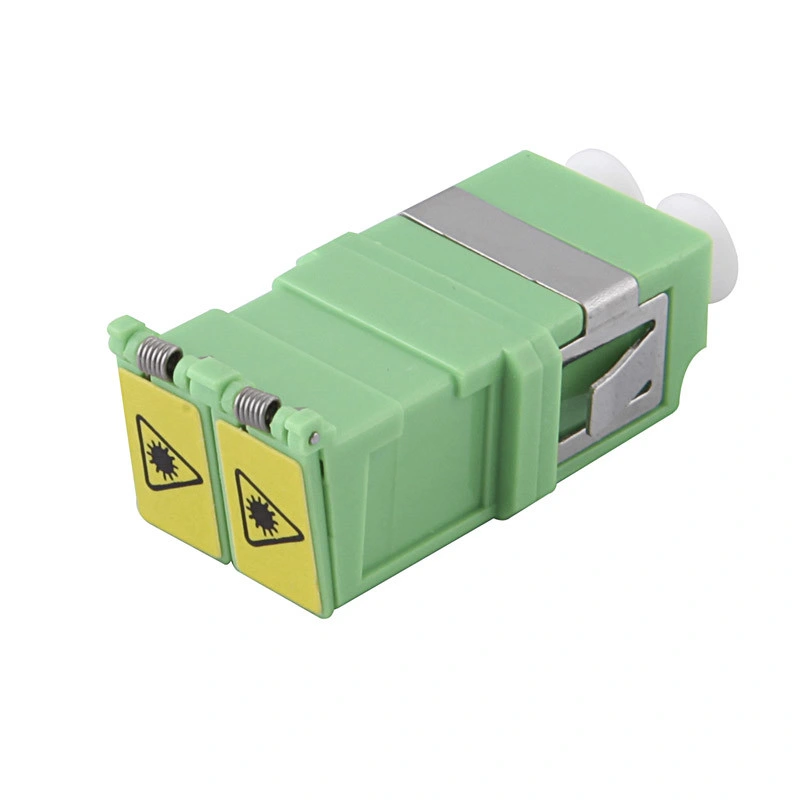 China FTTH LC Duplex Fiber Optic Coulplers Adapter with Shutter