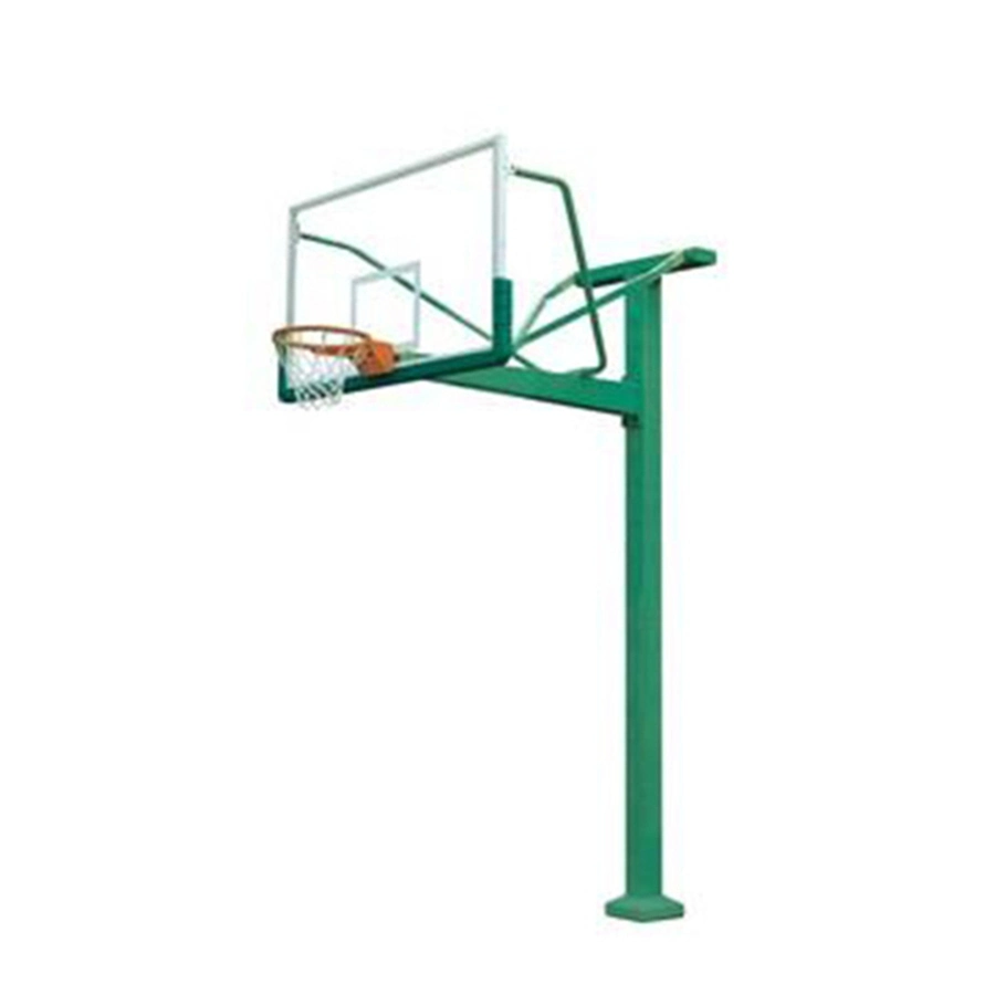 Custom Print Basketball Stand, in-Ground Basketball Stand with Elastic Hoop