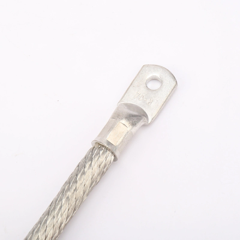 Tinned Copper Metal Braid Sleeving Flexible Shielding Wire 0.2 Diameter