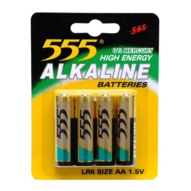 Tiger Head Primary Dry Cell Super Alkaline AA Battery Lr6 for Camera/Toy/Shaver