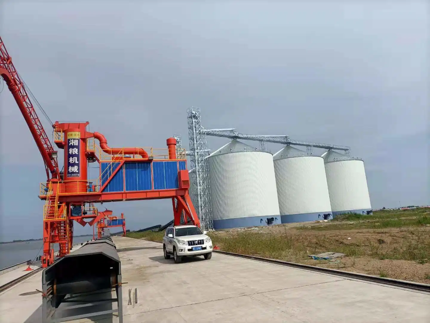 Marque Xiangliang Nouvelle norme de la pompe d'emballage Exportatiion silo de grain déchargeur