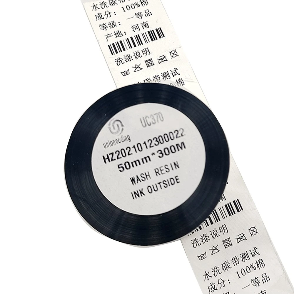 Wash Resin Ribbon - 30mm 35mm 40mm 45mm 50mm X 300 M Thermal Transfer Barcode Ribbon Use to Wash Label Care