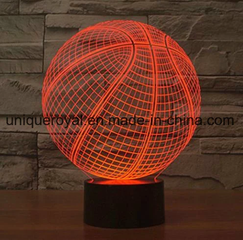 3D Desk Lamp Basketball Night Light LED Lighting