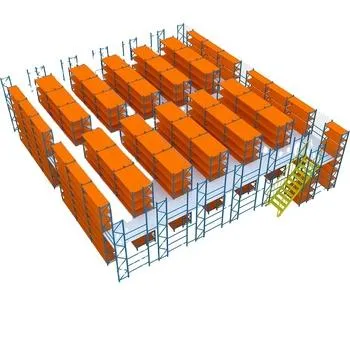 Plataforma de aço estável de alta capacidade/estrutura porta-paletes no piso mezanino