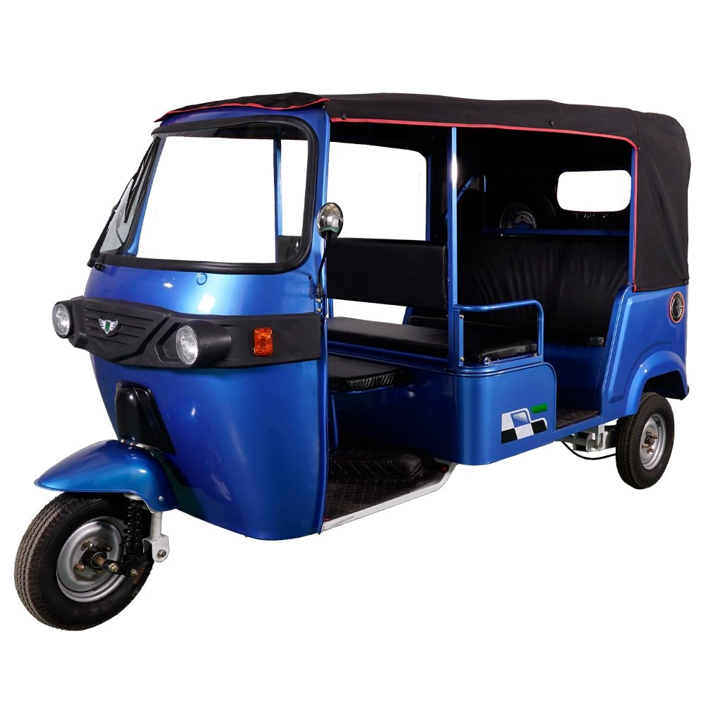 India Electric Three Wheel Scooter with Roof 6 Passenger E Rickshaw Electric Auto Rickshaw