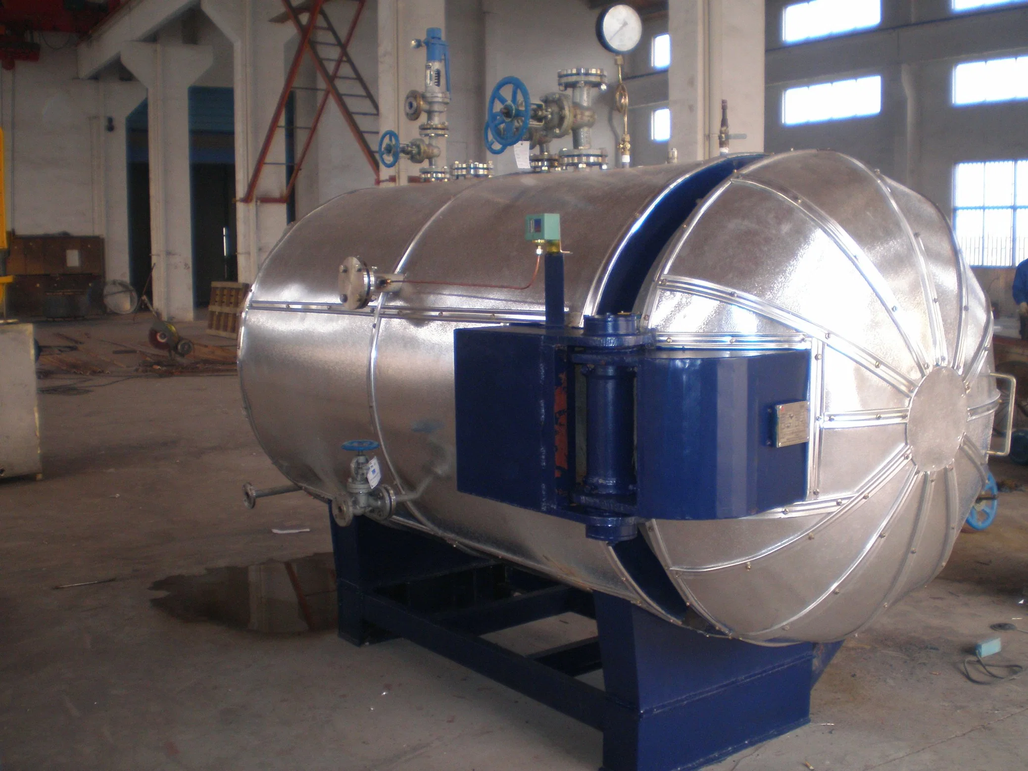 Fast Thermal Wood Dryer Machine Heat Treatment Drying Tank Kiln Cooking Cylinder