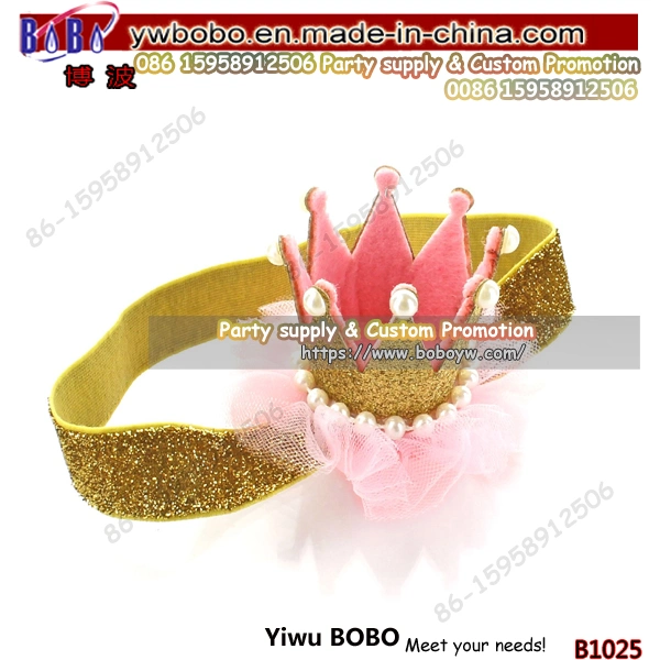 Holiday Decoration Promotional Products Wedding Birthday Crown Party Headwear (B1027)