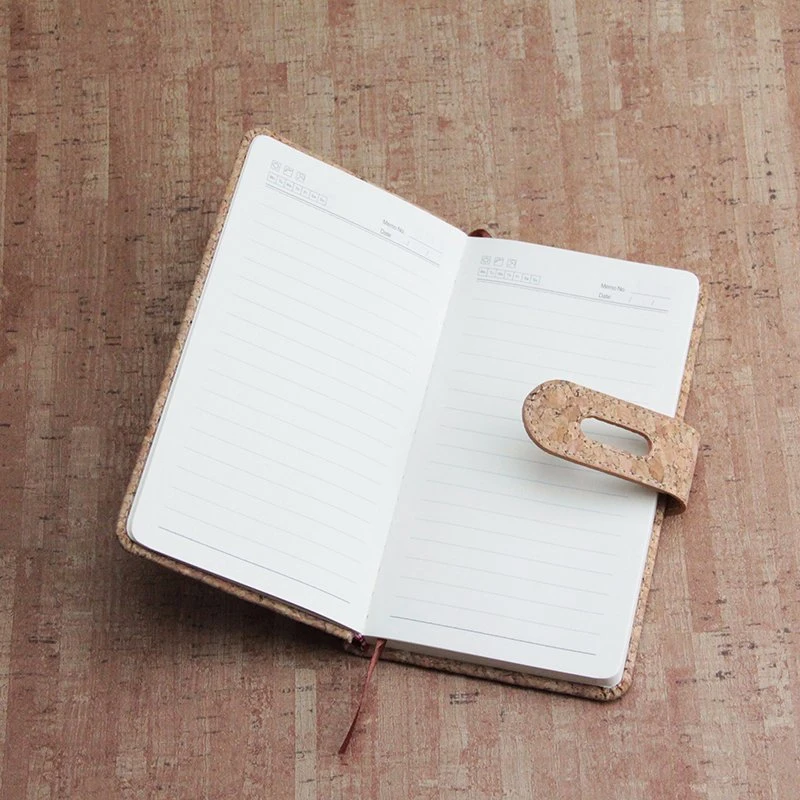 Conjunto de mini-livro de cadernos Cork para material de escritório