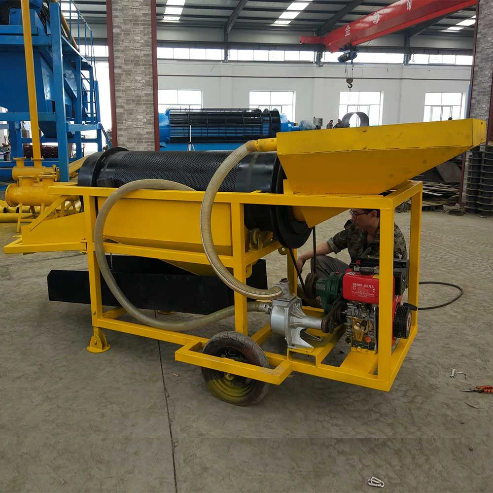 Portable Gold Trommel Separator Rotary Drum Trommel Wash Plant for Sale