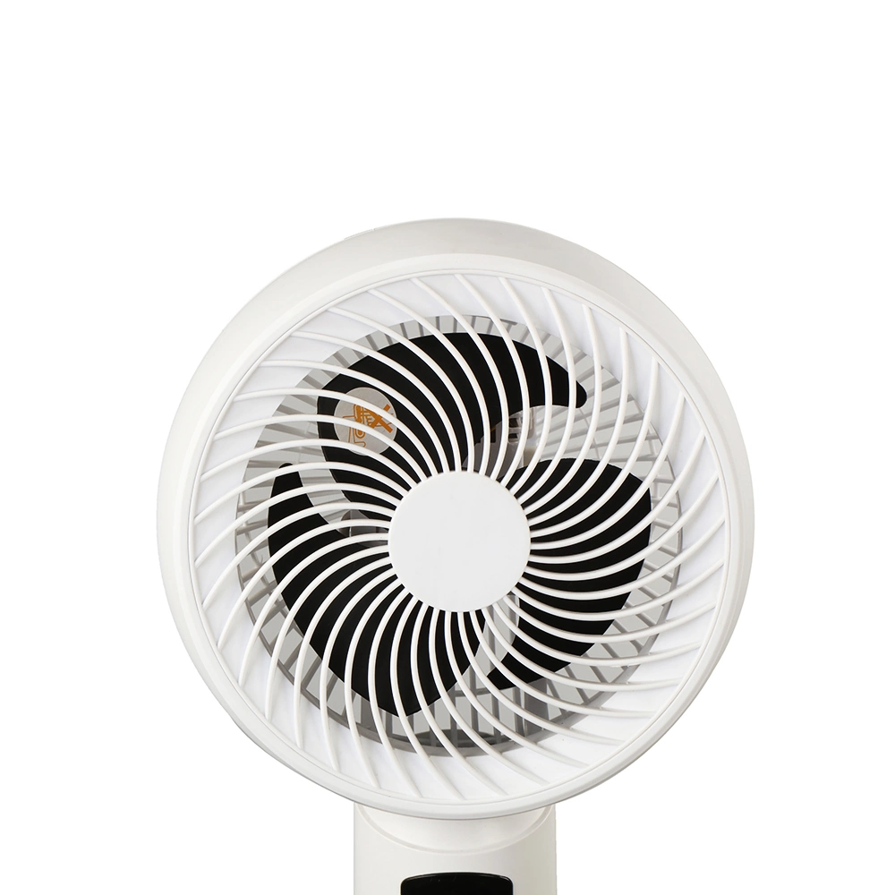 Enfriador de aire de circulación de aire de pie con ventilador oscilante de múltiples ángulos.