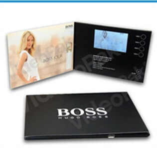 5.0inch LCD Screen Custom Video Greeting Cards Brochure