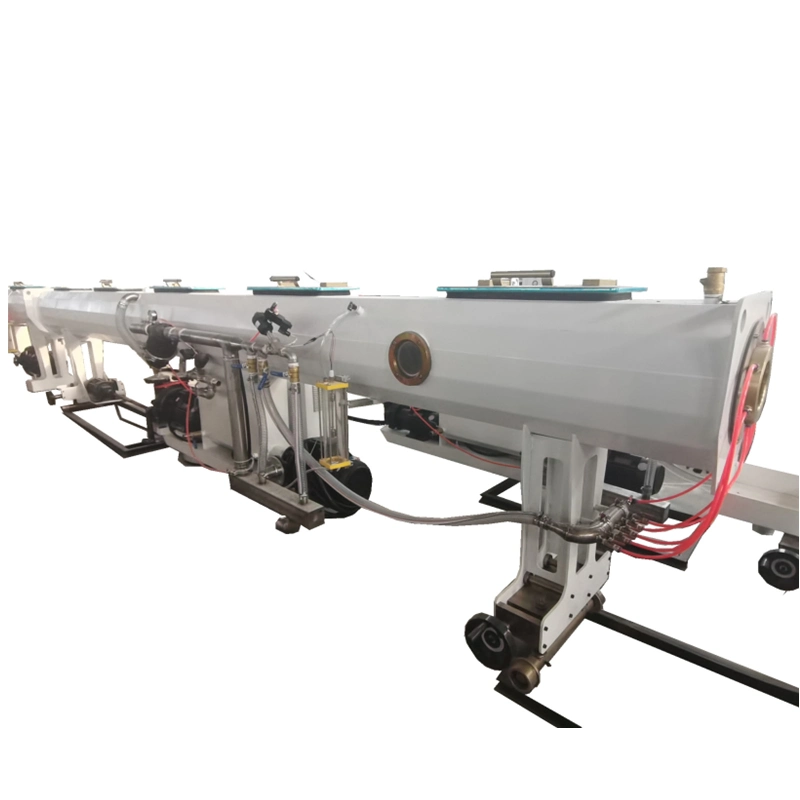 HDPE PP Granule Material Plastic Pipe Building Material Agricultural Water Supply Single Screw Extrusion Line Making Machine