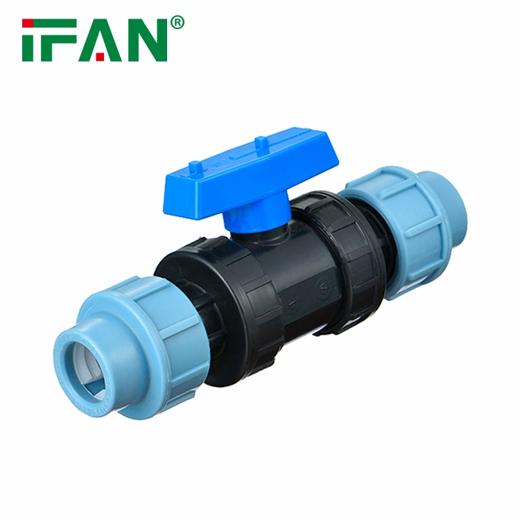 Ifan Safe HDPE Pipe Fittings Coupling Connector 601 Ball Valve for Water