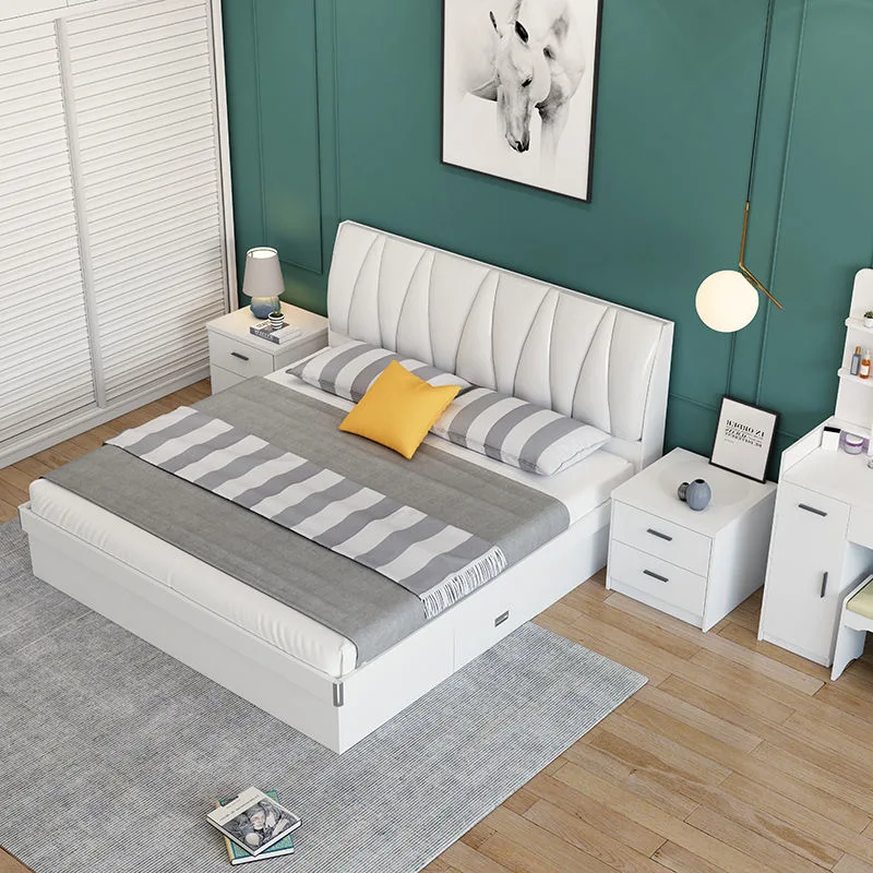 Fábrica moderno completo dormitorio conjunto Muebles Rendimiento de alta calidad/alto costo MDF Casa Muebles