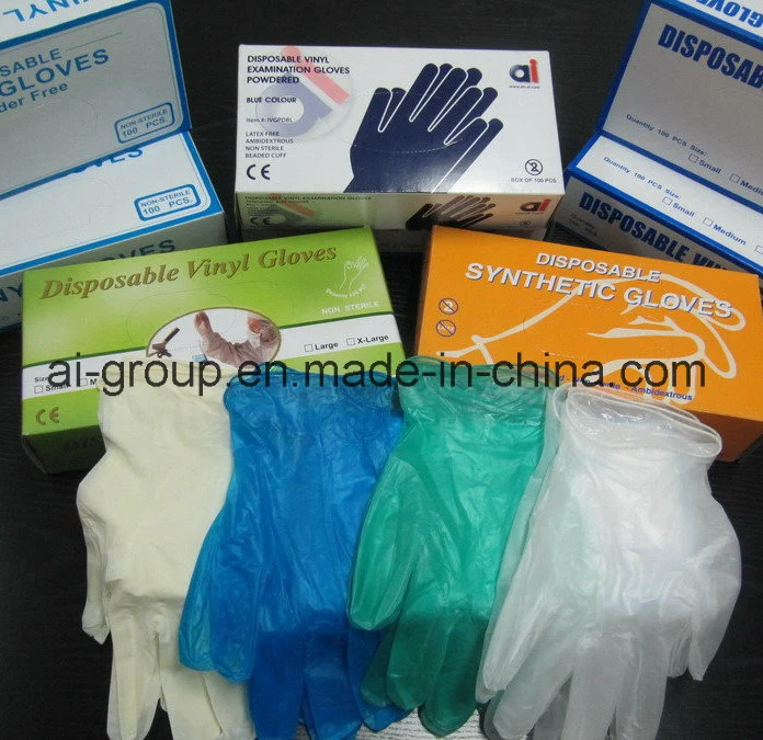 Clear Vinyl Nitrile Exam Wholesale Disposable Safety Protective Gloves for Medical Use