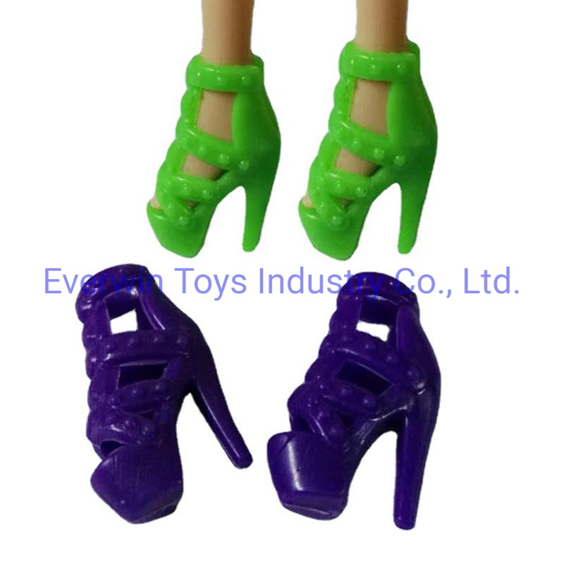 Factory Supply Doll Accessory Plastic Band Shoes Dolls Shoe