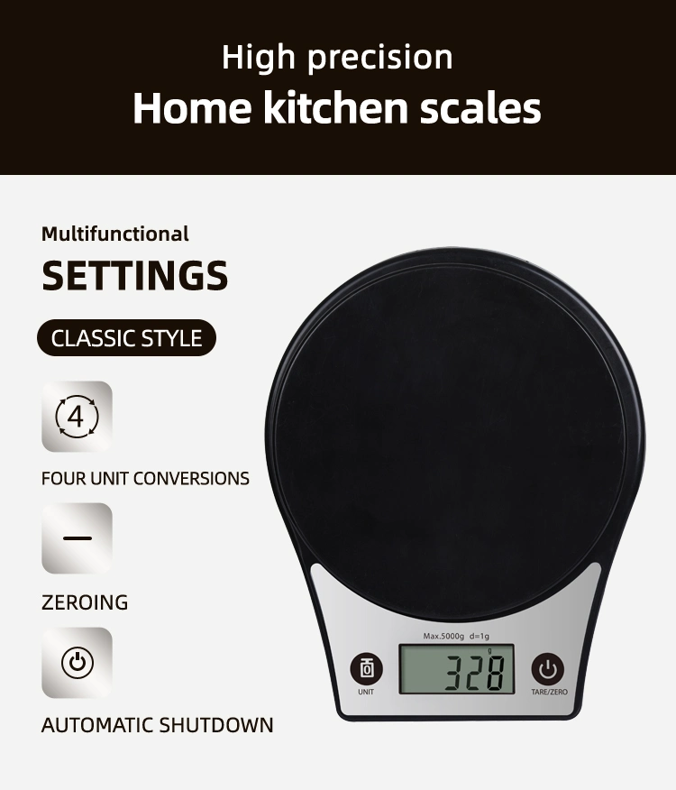 Full ABS Plastic Material Digital Kitchen Scale