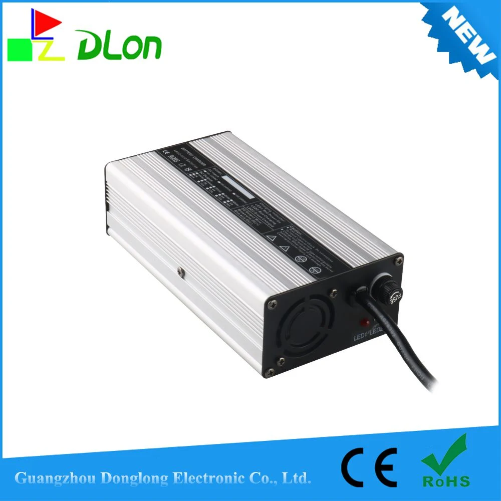 240W Li Ion Charger 42V 5A 36V Smart Charger Lithium Ion 110V/220VAC to 12VDC Charger