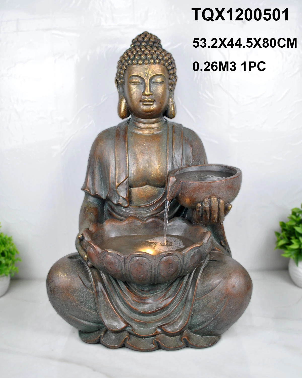 Chinese Style Buddha Statue, Water Fountain, House Decoration