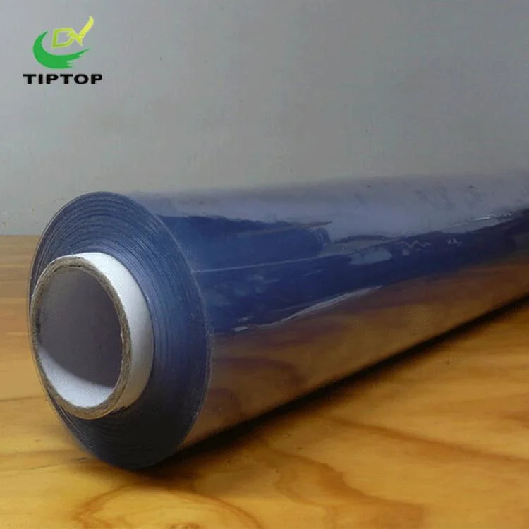 Tiptop-7 Plastic PVC Lamination Overlay Film Soft Super Clear Transparent Waterproof PVC Roll