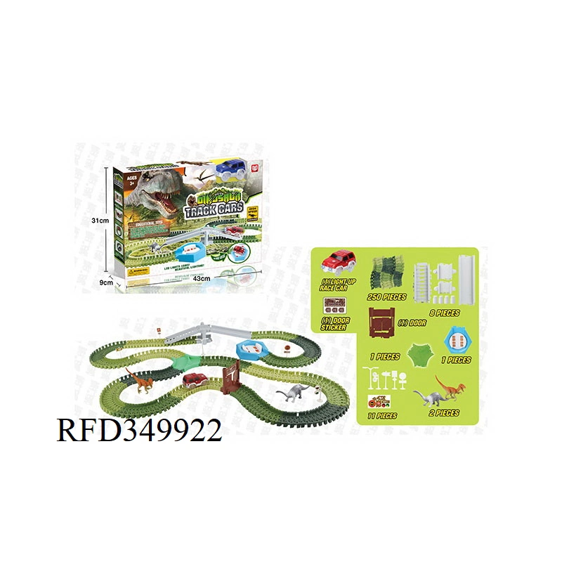 Track Toy DIY Track Toy Set Dinosaur Track Set B/O. DIY tren con tren