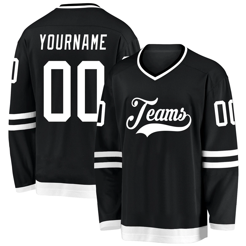 Sublimated 100% Polyester Wholesale/Supplier Mens Hockey Jersey