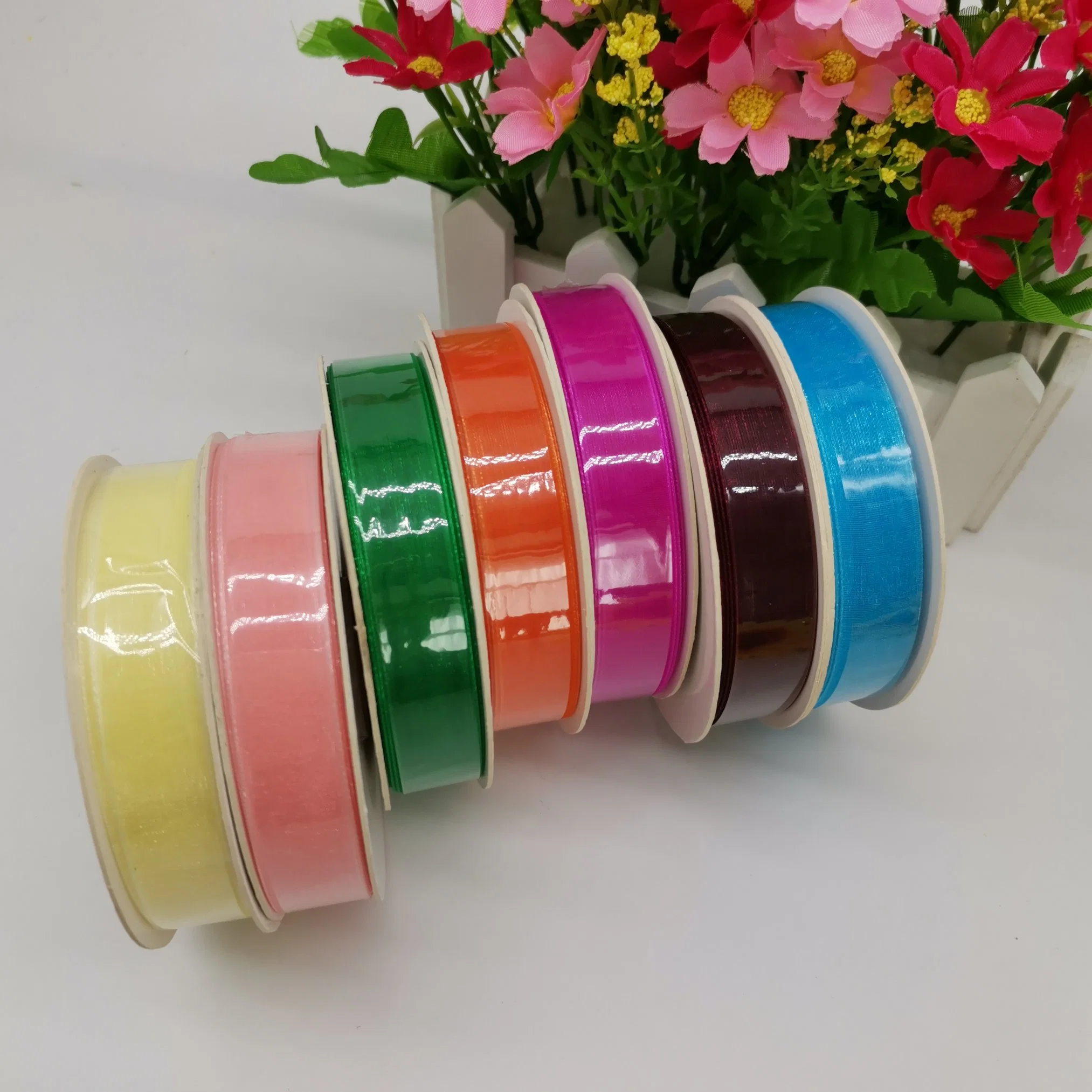 Organza Ribbon 100% Nylon for Wrapping/Bows/Christmas/Decoration