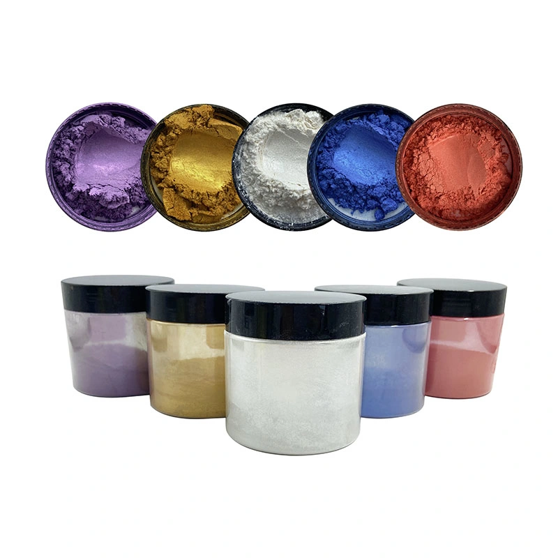 Mica Powder Chameleon Mirror Effect Silver/Golden/Red/Green Pearl Pigment