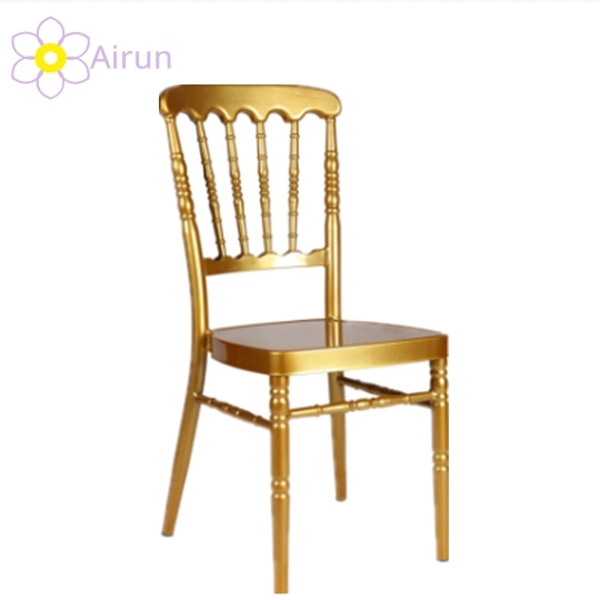 Wholesale/Supplier Napoleon Chiavari Tiffany Banquet Party Hotel Room Furniture Wedding Metal Chair with Cushion