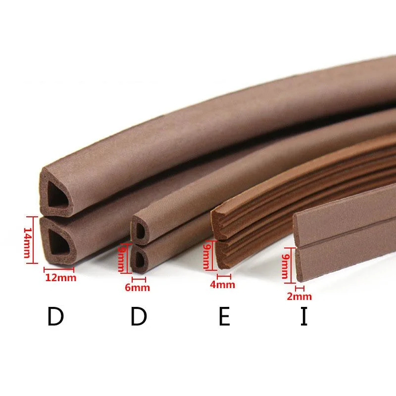 Waterproof Foam Rubber Weatherstrip for Doors