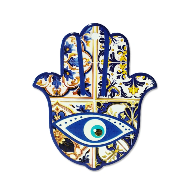 Wholesale/Supplier Turkish Hand Shape Lucky Ceramic Vintage Evil Eye Coaster Set