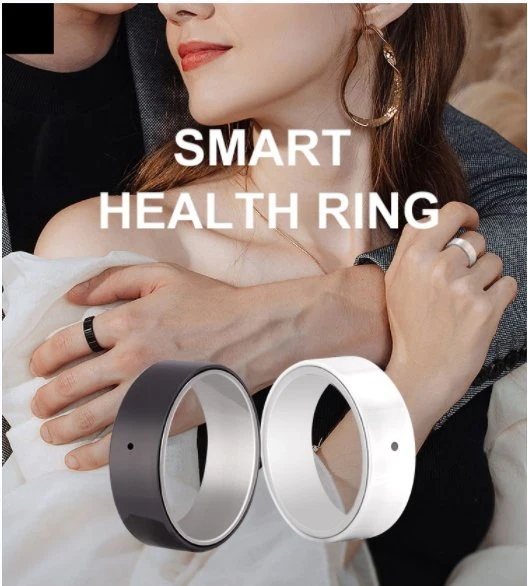 Smart Health Ring Herzfrequenz Schlaf-Tracking Fitness Smartring mit Anzeige Der Benachrichtigungsleuchte