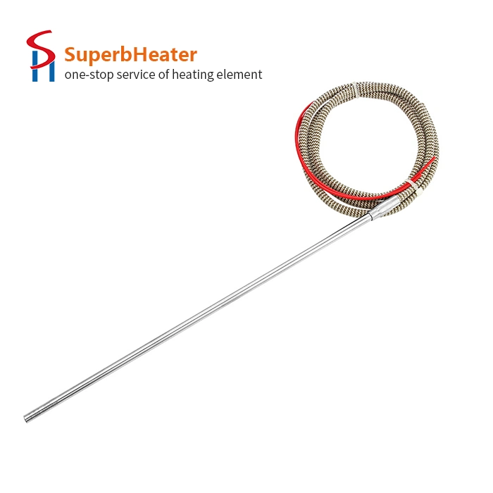 Stainless Steel 8X80mm Cartridge Heater 8mm Tube Diameter 24V/36V/110V/220V/380V 160W Single End Electric Heater Element