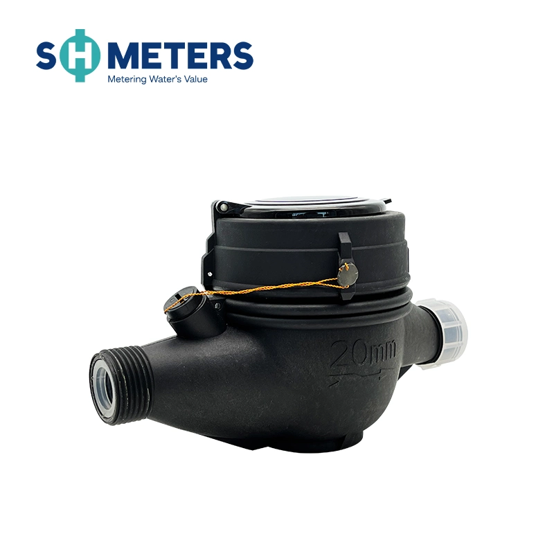 DN15~DN50 ISO4064 Plastic Multi Jet Dry Type Water Meter with High quality/High cost performance 