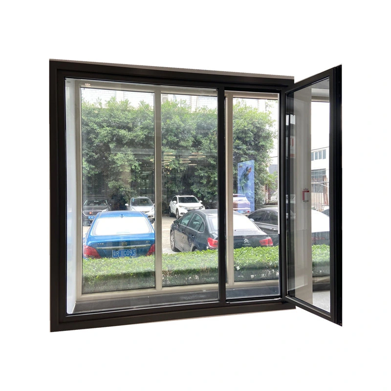 Foshan Wholesale/Supplier Aluminum Swing Casement Window with SS304 Mesh Screen Aluminium Door and Window