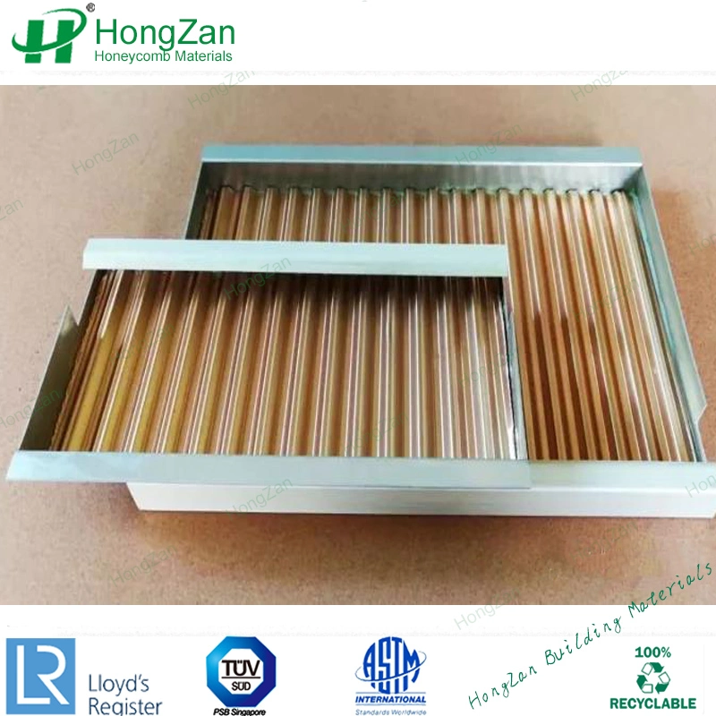 Corrugated Panel with Aluminum for Curtain Wall