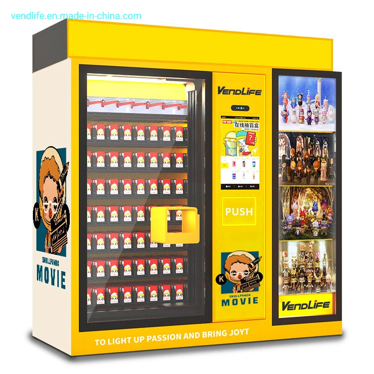 High Quality Anti Smashing Glass Blind Box Vending Machine