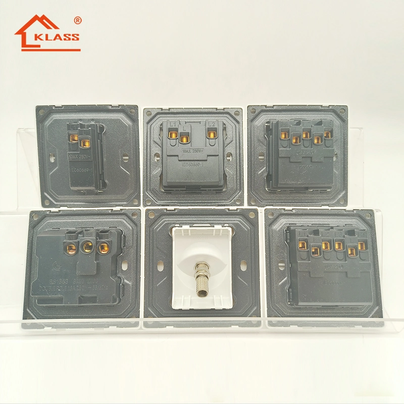 Switched 5pin Multi-Functional Wall Electrical Power Outlet Wall Switch with USB Port