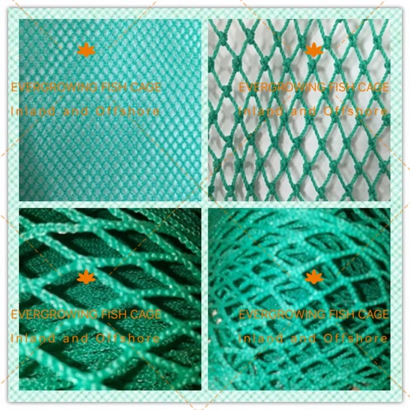 Aquaculture PE Fishing Netting Knotless Juvenile Square Cage Fish Farming Net