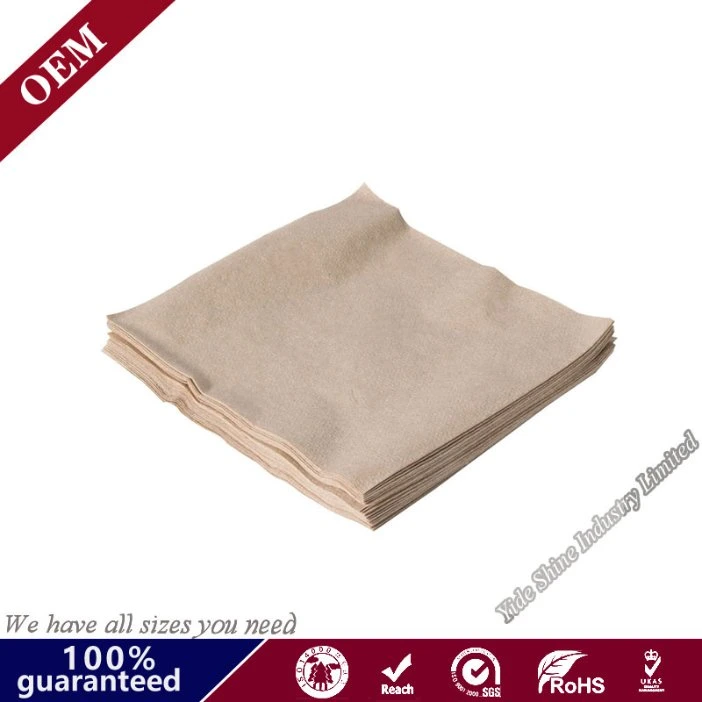 100% Virgin Bamboo Pulp Brown Cocktail Napkins for Dinner Napkin