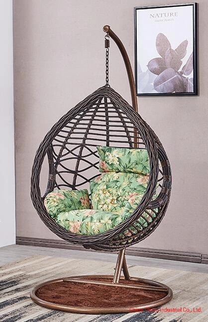 Hanging Basket Chair Outdoor Front Porch Furniture with Stand