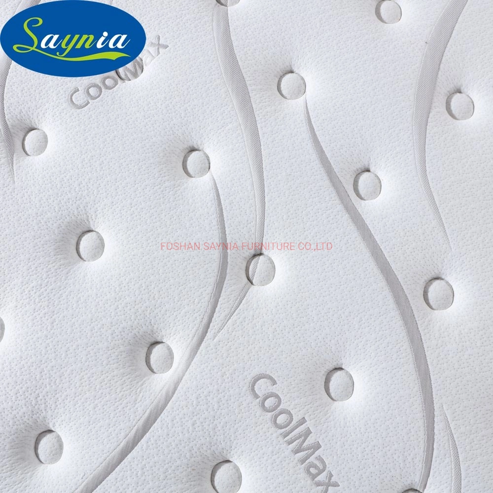 Wholesale/Supplier Price Pad Polyester Queen Size Latex Foam Coil Bonnel Pring Mattress for Hotel Bedroom