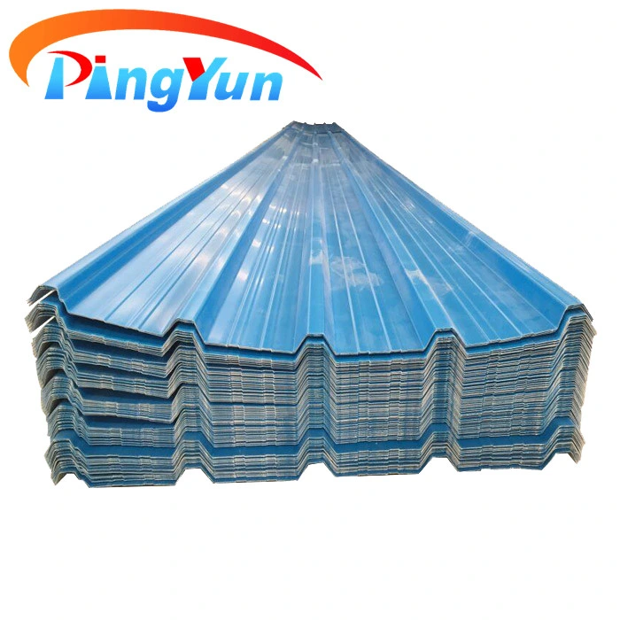 Greenhouse Construction Material Corrugated PVC Roof Color Tile Sheet for Home Building