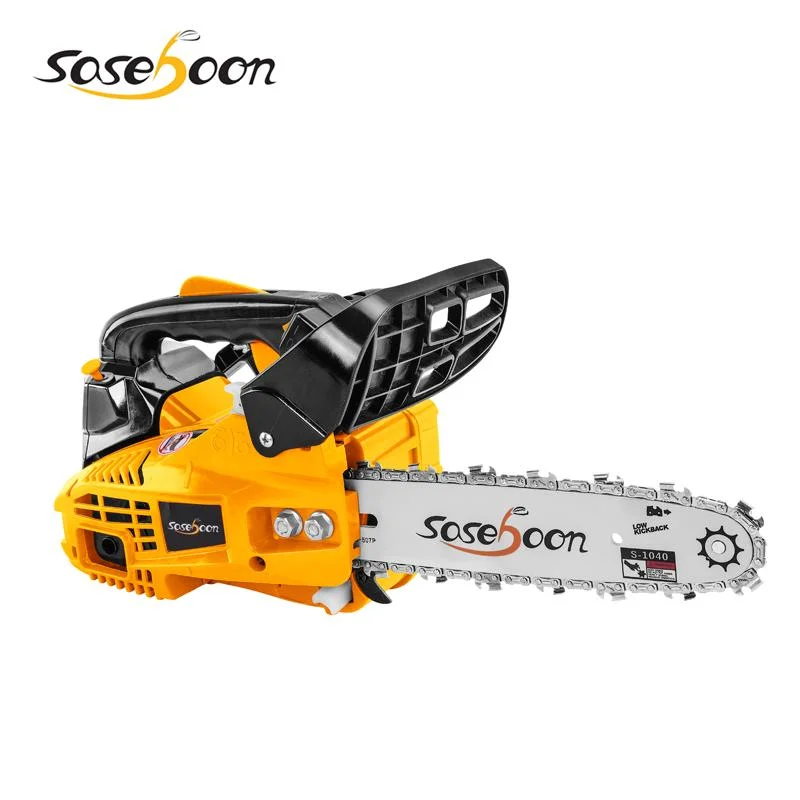 Saseboon 10" (25cm) / 12" (30cm) 900W profesional barato 25cc Motosierra de gasolina Sierra de cadena