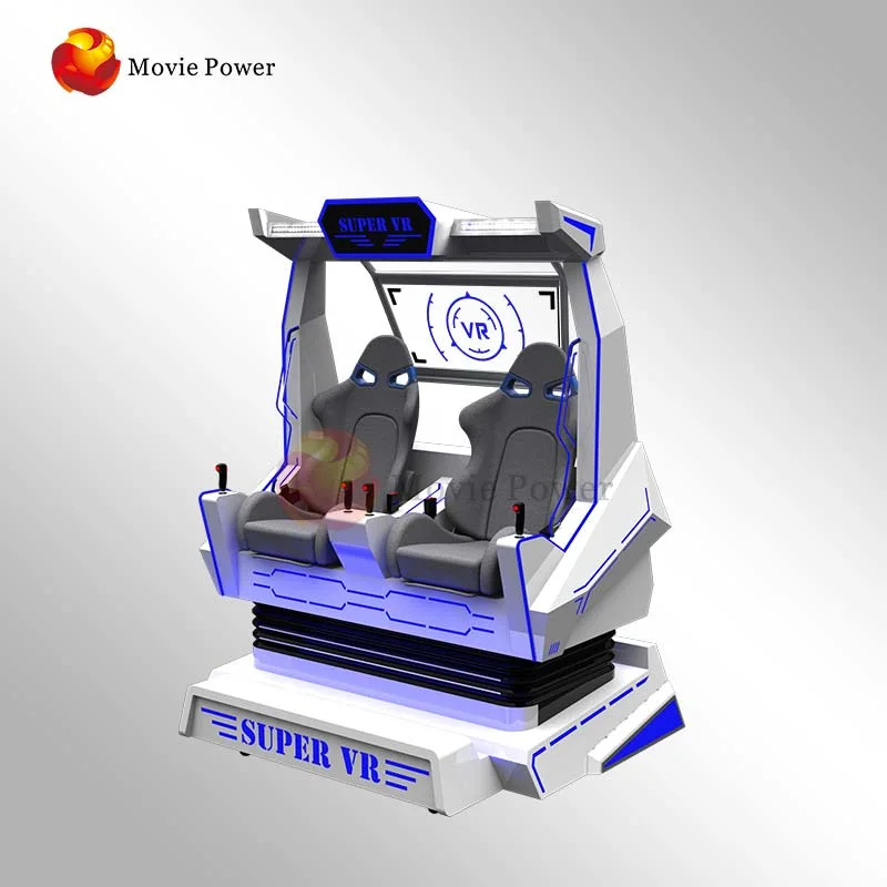 Forma de robot de la tecnología Cinema 9D Simulator Simulador de silla de movimiento interactivo