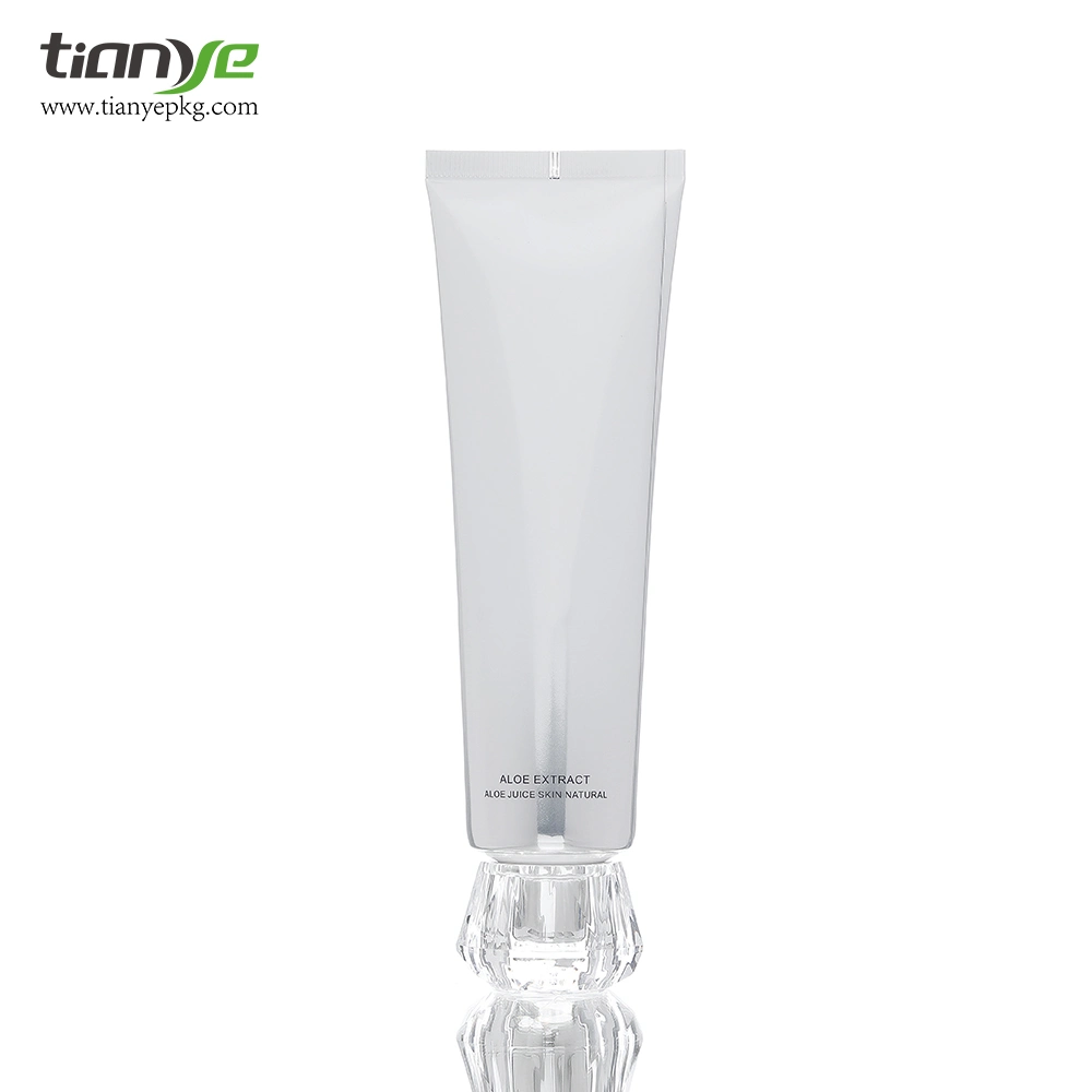 100ml Alu+PE Round Luxury Acrylic Screw Cap Tube