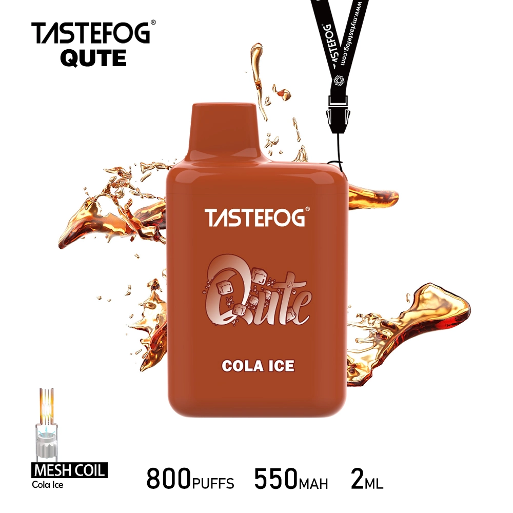 Venta caliente Tastefog Qute 800 Puffs Vape desechable Mini Vape Pen Tpd/Ukca/CE Certificación